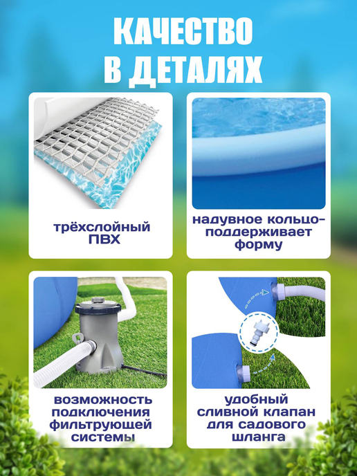 Надувной бассейн Ocean