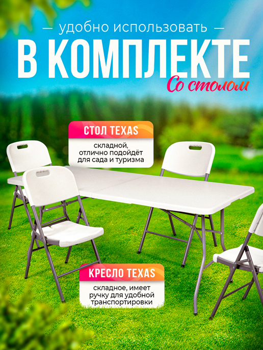 Кресло складное садовое Texas