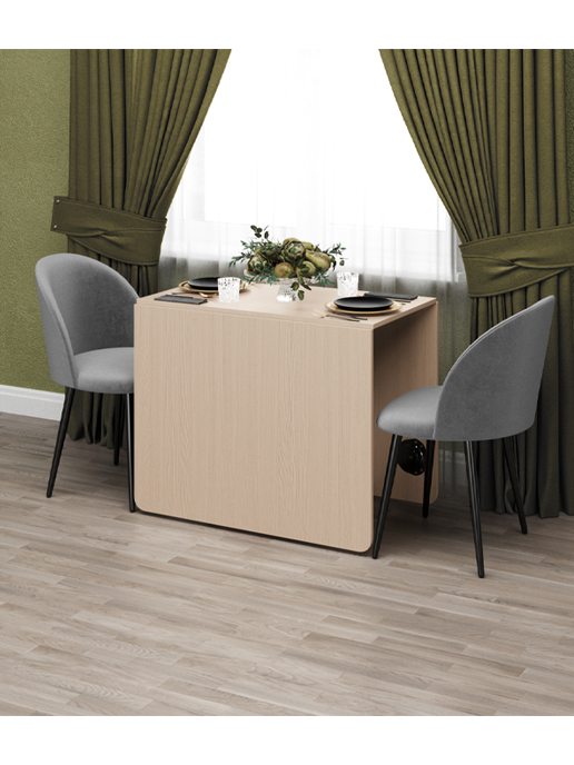 Стол-тумба City Plus (дуб молочный)