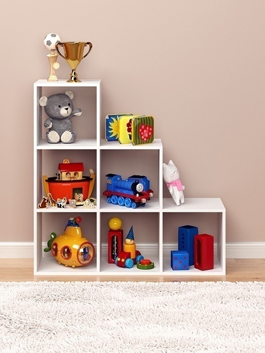 Стеллаж NOBI (белый матовый)