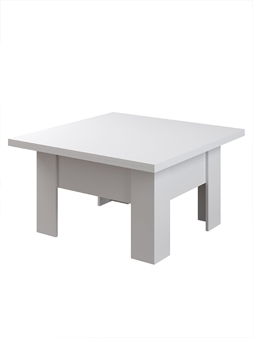 Стол журнальный «Трансформер Престиж» (белый матовый)