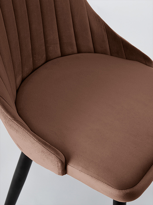 Кресло рабочее Лондон (коричневый), 2шт.