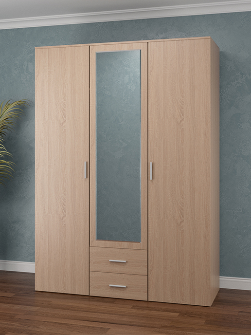 Шкаф Vesta 3D2S (дуб сонома)